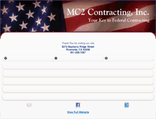 Tablet Screenshot of mc2contracting.net
